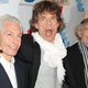 From left: Charlie Watts, Mick Jagger, and Keith Richards
